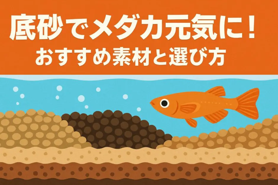 メダカ飼育オススメの底砂