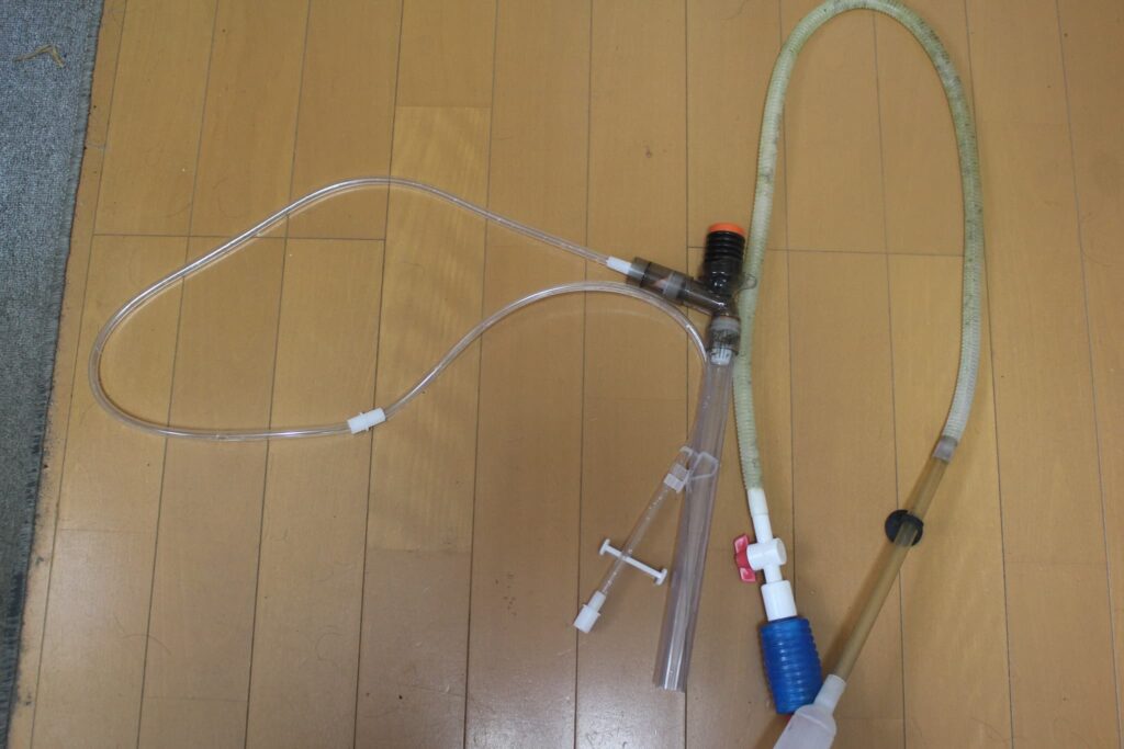 プロホースエクストラと元々持ってた水換えポンプ